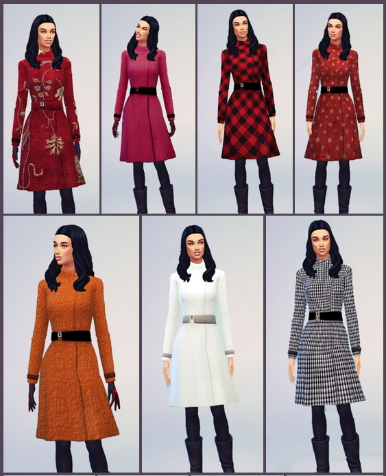 Sims 4 Winter Wool Coat at Birksches Sims Blog