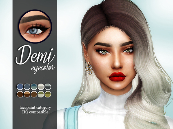 Sims 4 Demi Eyecolor by Sharareh at TSR