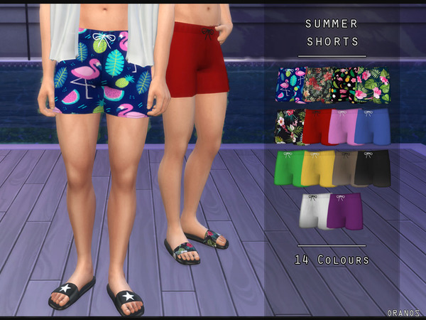 Sims 4 Summer Shorts by OranosTR at TSR