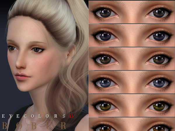 Sims 4 Eyecolors 15 by Bobur3 at TSR