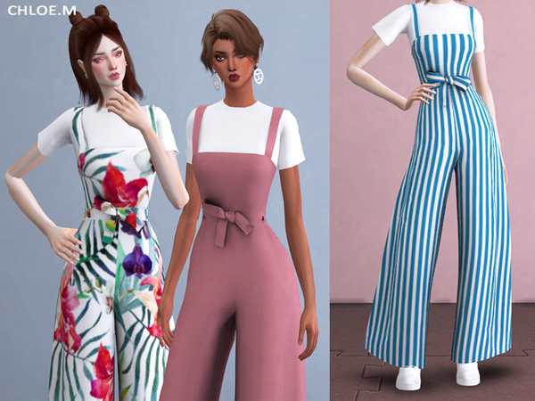 Sims 4 Jumpsuit 02 by ChloeMMM at TSR