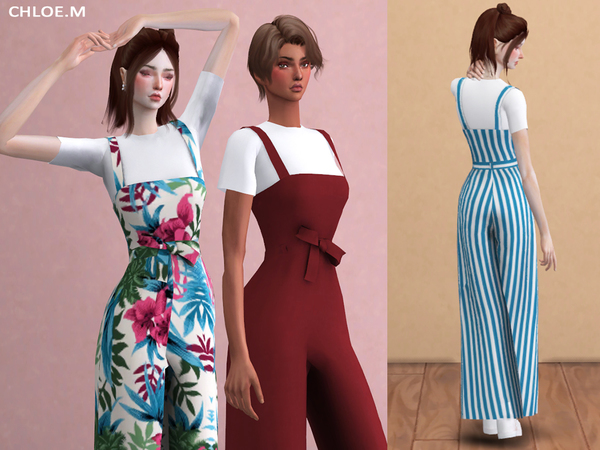 Sims 4 Jumpsuit 02 by ChloeMMM at TSR