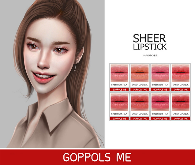 Sims 4 Sheer Lipstick at GOPPOLS Me