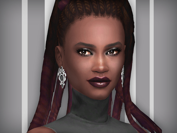 Sims 4 Noble silver earrings by WistfulCastle at TSR