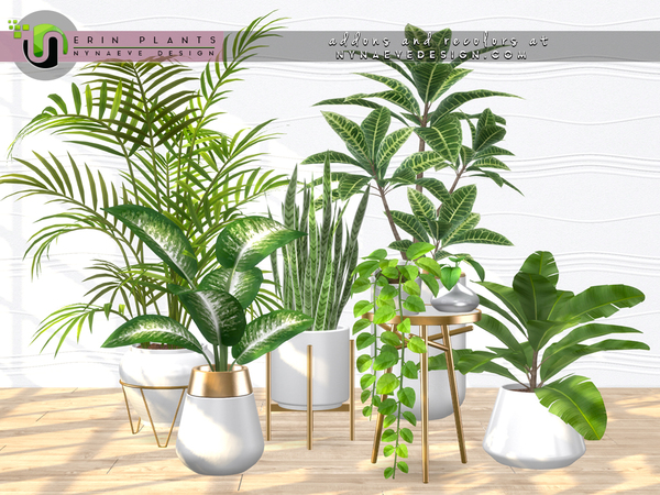 Sims 4 Erin Plants by NynaeveDesign at TSR