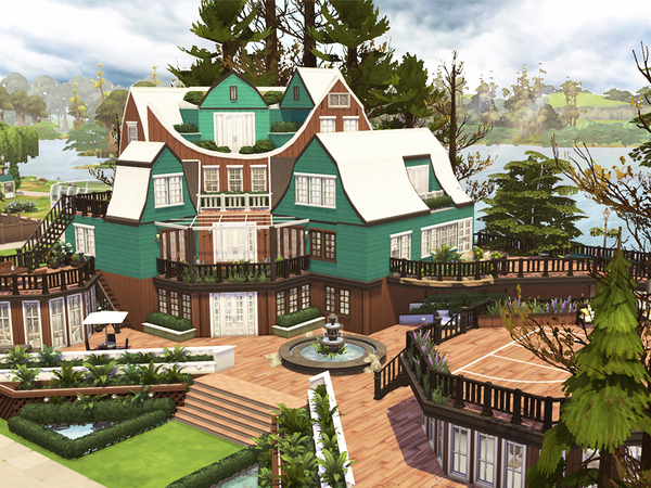 Sims 4 Emerald Estate by hoanglap at TSR