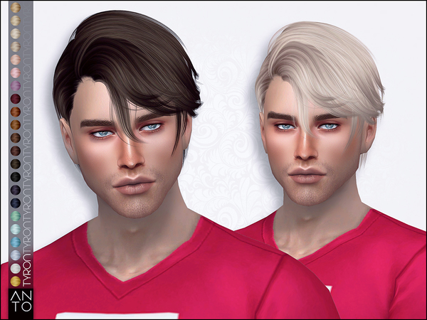 Sims 4 Tyron Hair by Anto at TSR