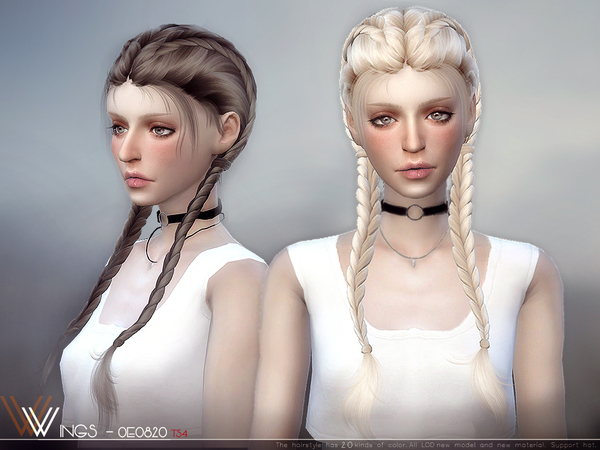 Sims 4 Hair OE0820 by wingssims at TSR