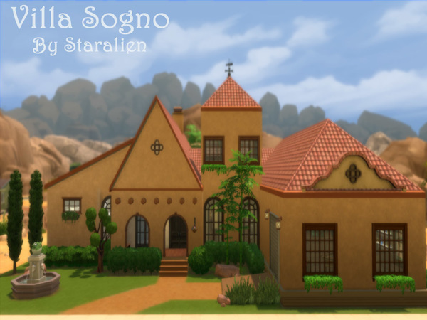Sims 4 Villa Sogno by staralien at TSR