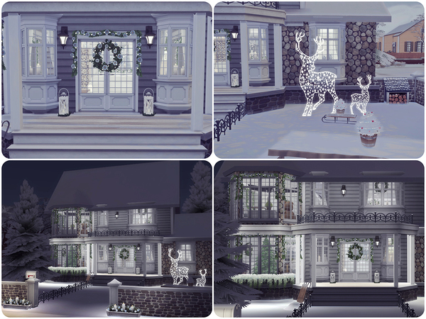 Sims 4 Perfect Winter house by Sooky at TSR