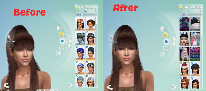 Sims 4 CAS Hats Hider by fascination5 at Mod The Sims
