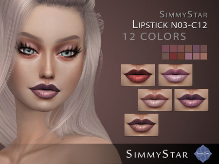 Lipstick N03 C12 by Simmy.Star at TSR