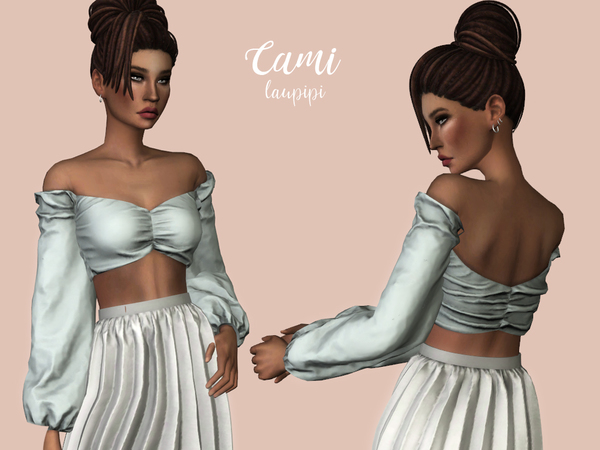 Sims 4 Cami SET by laupipi at TSR