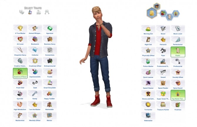 list of lot traits sims 4