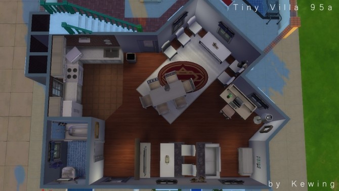 Sims 4 Tiny Villa 95a by kewing at Mod The Sims