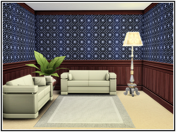 Sims 4 Circle of Light Walls by marcorse at TSR