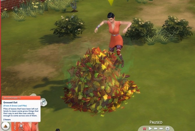 Sims 4 No More Gross Leaf Piles by akacat at Mod The Sims