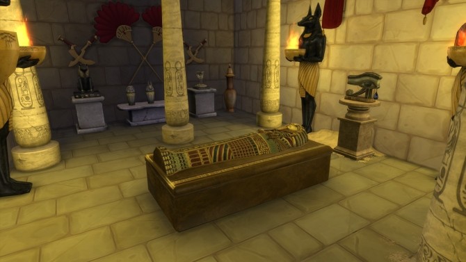 Sims 4 Sarcophagus of the Kings from TS3 by TheJim07 at Mod The Sims