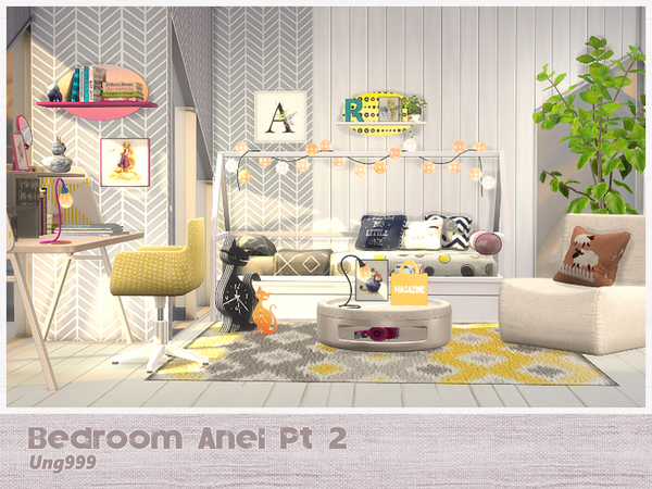 Sims 4 Bedroom Anel Pt. 2 by ung999 at TSR
