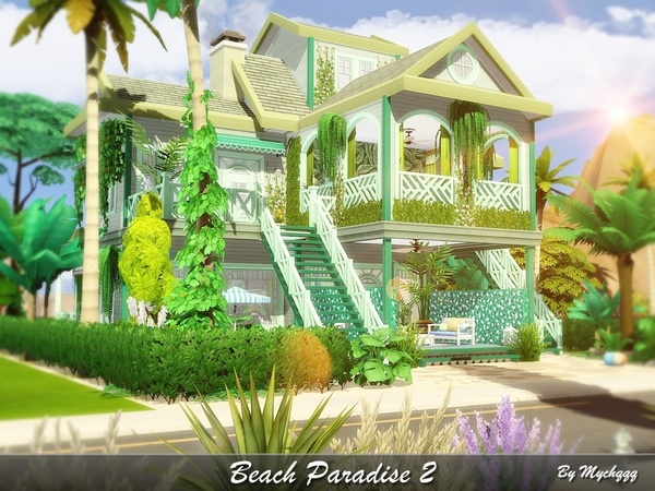 Sims 4 Beach Paradise 2 by MychQQQ at TSR