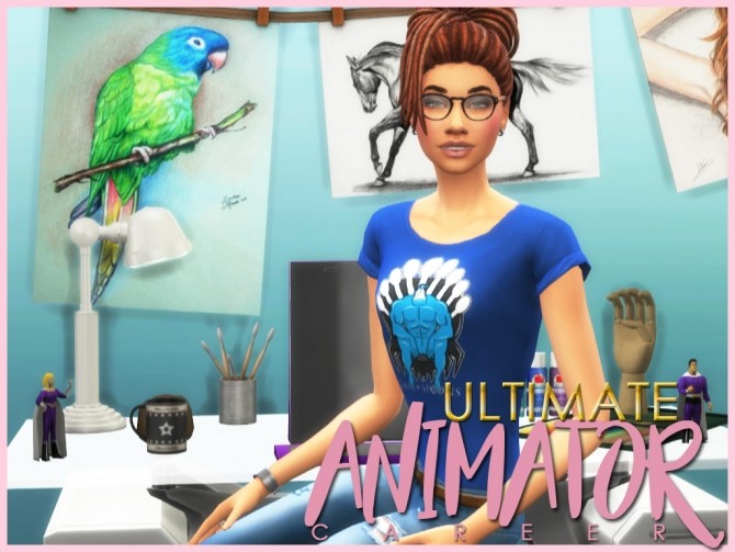 Sims 4 Ultimate Animator Career by asiashamecca at Mod The Sims