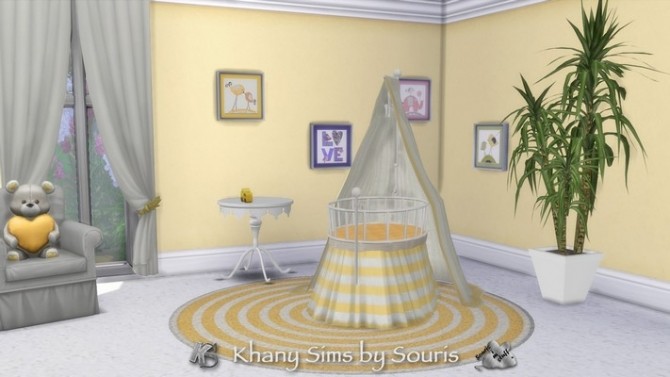 Sims 4 LEA crib by Souris at Khany Sims