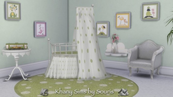 Sims 4 LEA crib by Souris at Khany Sims