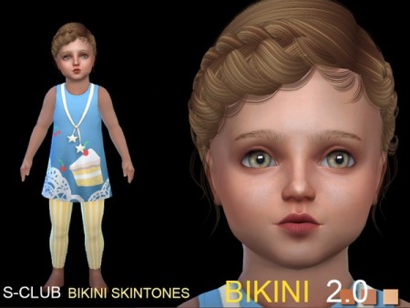 Bikini 2.0 skin ALL AGE by S-Club WMLL at TSR » Sims 4 Updates