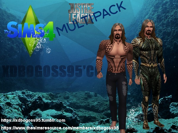 Sims 4 Justice League Aquaman Multipack by xdbogoss95 at TSR