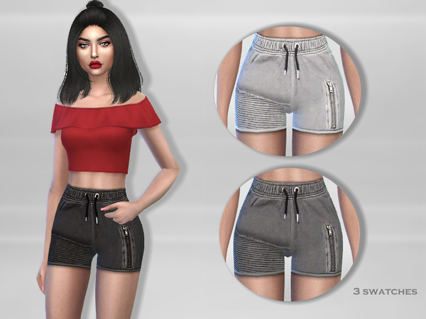 Sims 4 Moto Shorts by Puresim at TSR