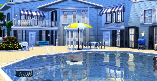 Sims 4 Summer house by Oldbox at All 4 Sims