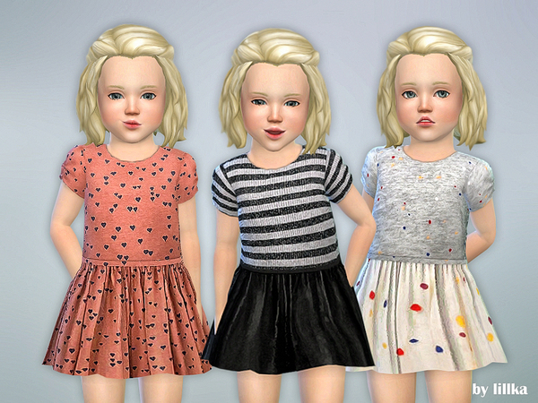 Sims 4 Toddler Dresses Collection P71 by lillka at TSR