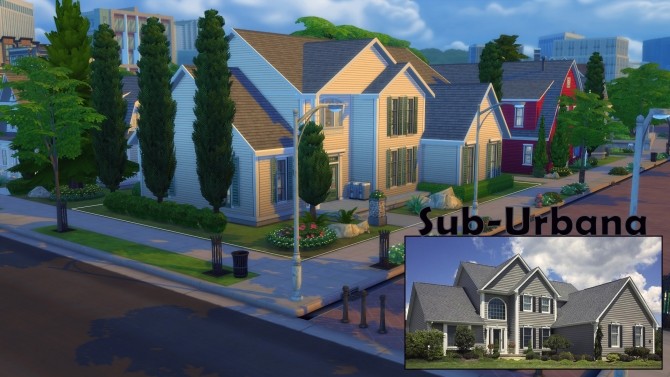 Sims 4 Sub Urbana house NO CC by BrazilianLook at Mod The Sims