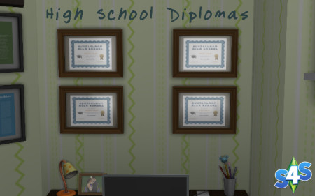 BHS High School Diplomas by Athena Apollos at Mod The Sims