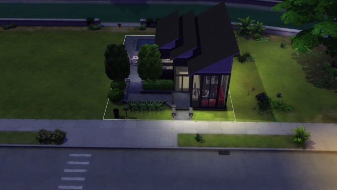 Sims 4 Mini Modern Luxury Home by Hagraven at Mod The Sims