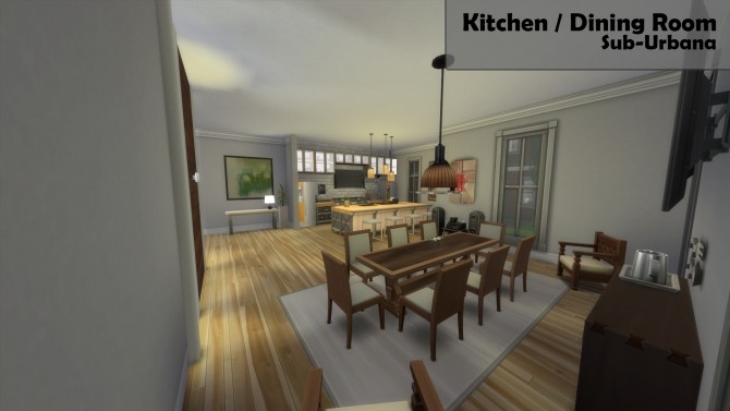 Sims 4 Sub Urbana house NO CC by BrazilianLook at Mod The Sims