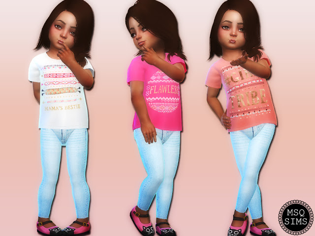 Toddler Outfit Match 01 At Msq Sims Sims 4 Updates