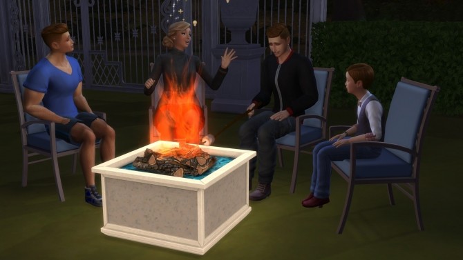 Sims 4 Fire Pits from TS3 by TheJim07 at Mod The Sims