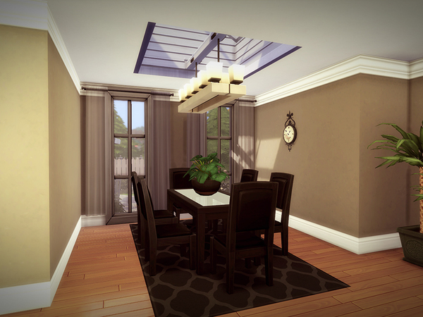Sims 4 Redmond house NO CC by melcastro91 at TSR