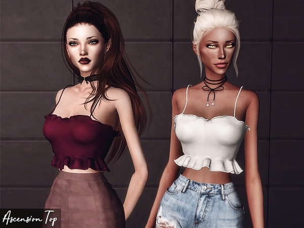 Sims 4 Ascension Top by Genius666 at TSR