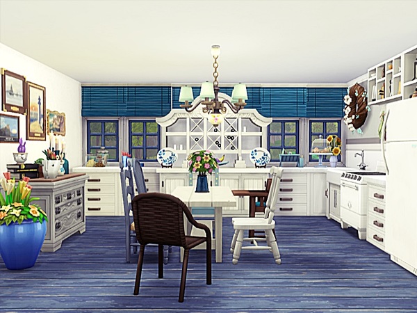 Sims 4 Blue windows by Danuta720 at TSR