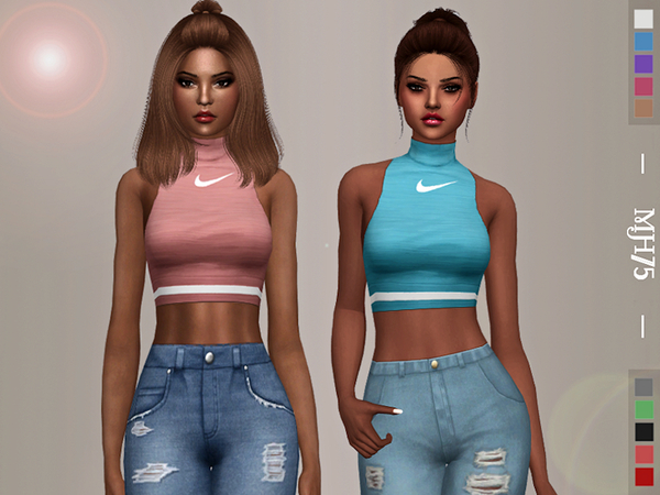 Sims 4 Sloane Tops by Margeh 75 at TSR