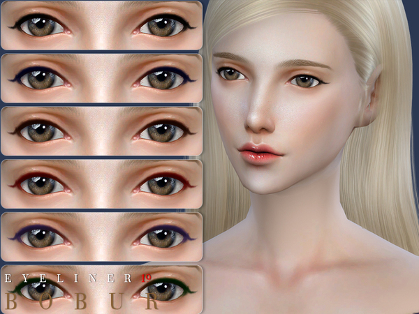 Sims 4 Eyeliner 19 by Bobur3 at TSR