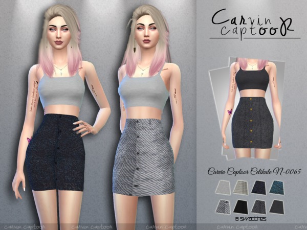Cklt n-0065 outfit by carvin captoor at TSR » Sims 4 Updates