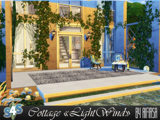 Sims 4 LightWind cottage at Aifirsa