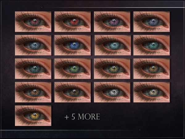 Sims 4 Dark Soul Eyes by RemusSirion at TSR