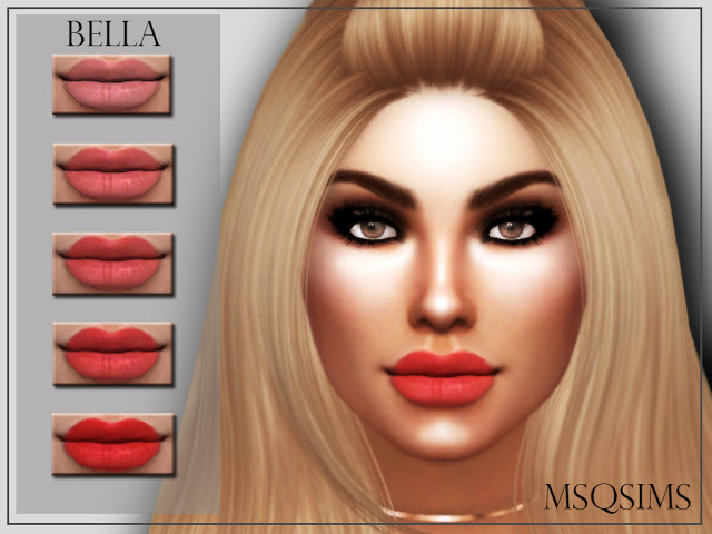 Sims 4 Bella Lipstick at MSQ Sims