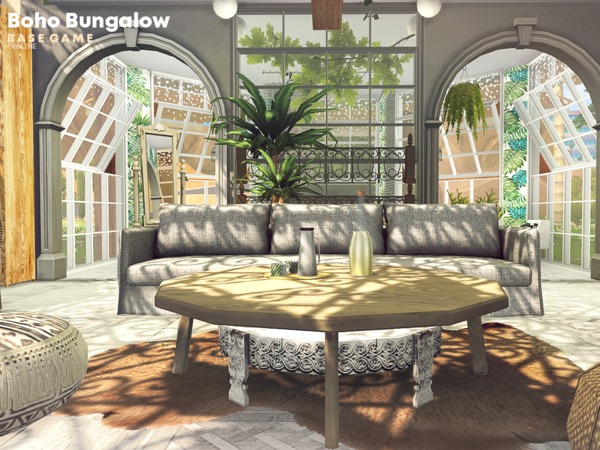 Sims 4 Boho Bungalow by Pralinesims at TSR