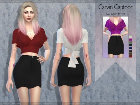 Chery PN 10 outfit by CarvinCaptoor at TSR » Sims 4 Updates