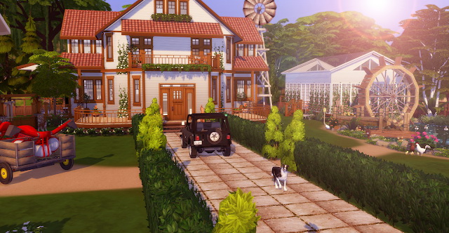 Sims 4 Seasons Family Farm at Lily Sims